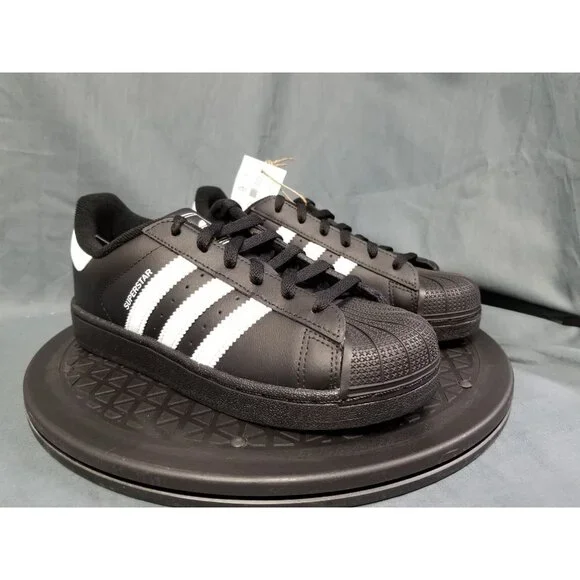 Adidas Superstar II C Sneakers Black Kids Size 12K NEW IN BOX! - Picture 10 of 11